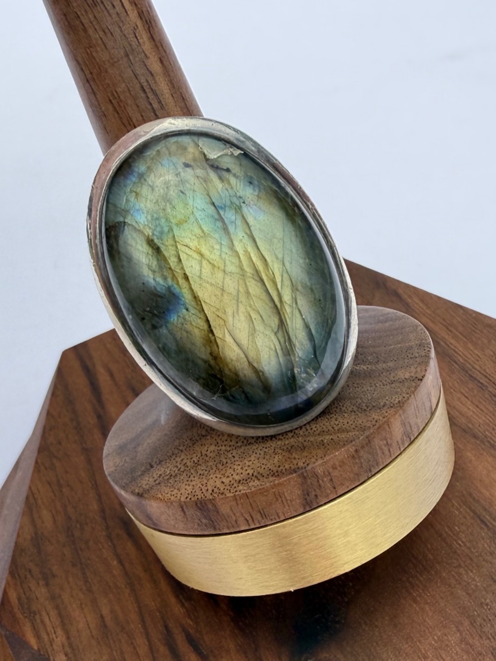 Large Labradorite Ring